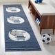 preview thumbnail 3 of 1, SAFAVIEH Carousel Kids Brunhildis Stripe Dog Rug