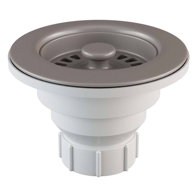 Lexicon Kitchen Sink Basket Strainer 3-1/2" - Concrete Finish
