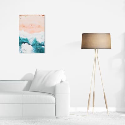 Wynwood Studio Canvas Nautical and Coastal California Pink Blue and Teal Nautical & Coastal Wall Art Canvas Print