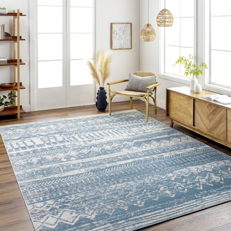 Livabliss Lavadora Vintage Washable Area Rug