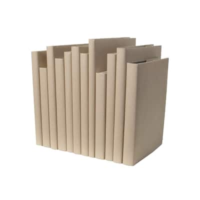 Books Brown Decorative Accessories: Khaki Oversized Wrapped ColorPak