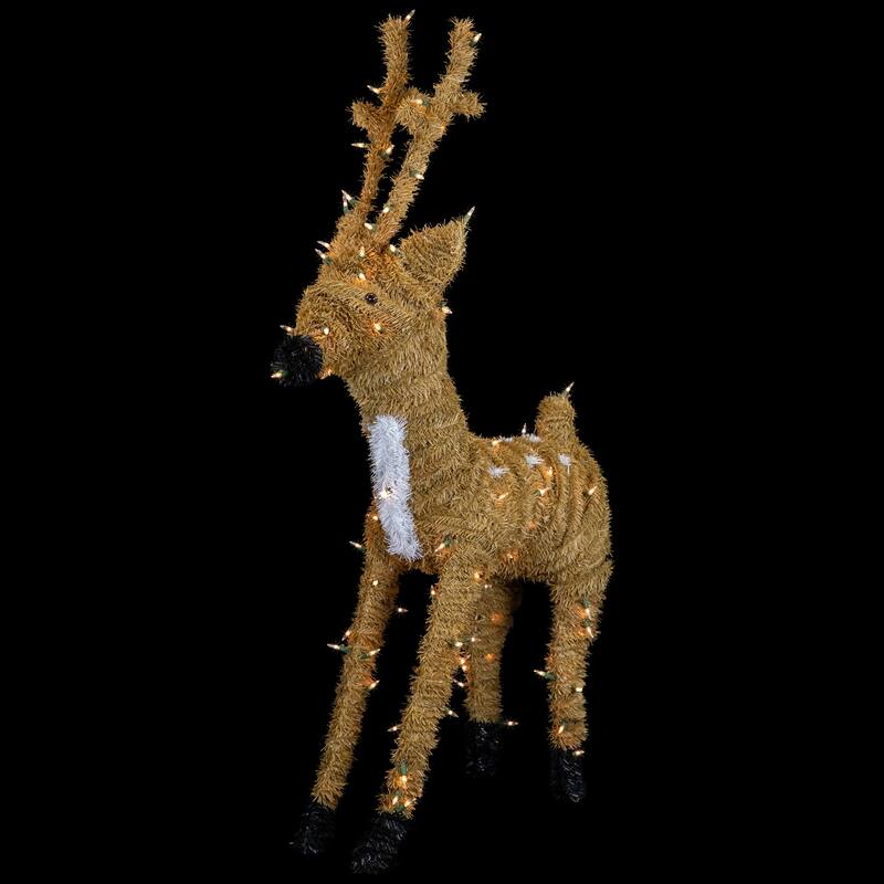 Standing Reindeer With Spots Outdoor Christmas Decoration Brown