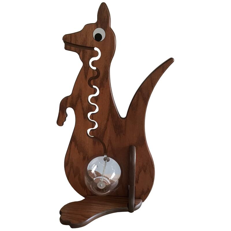 Oak Big Belly Piggy Bank - Kangaroo - Michael's Cherry Stain