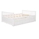 preview thumbnail 4 of 10, Stylish Daybed - Pull-Out Trundle, Three Functional Drawers, and Modern Design - Ideal for Sleepovers and Storage, White