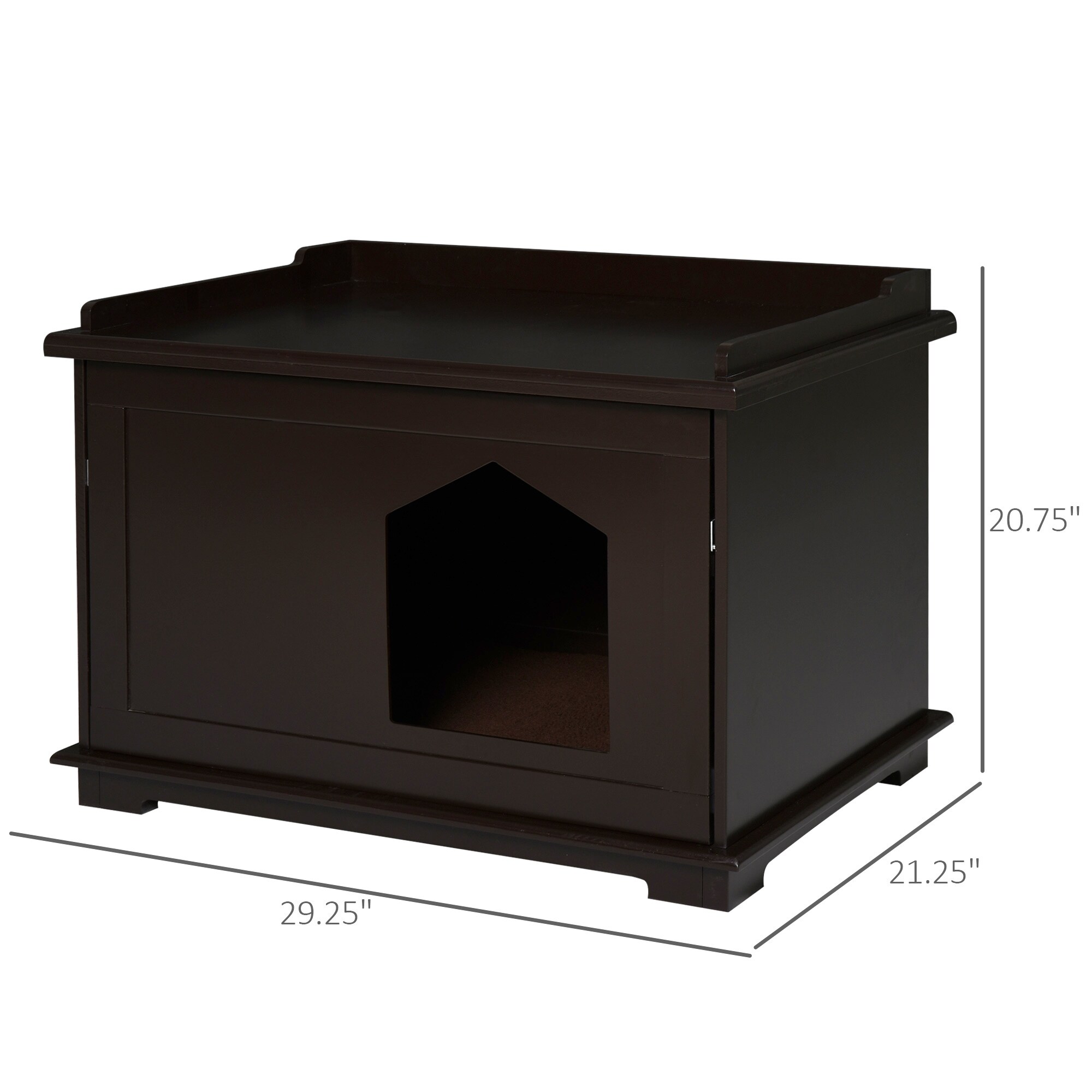 pawhut cat litter box