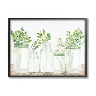 Stupell Industries Geranium Tabletop Country Still Life Painting Blooming Flowers Gray Framed Giclee 24 X 30