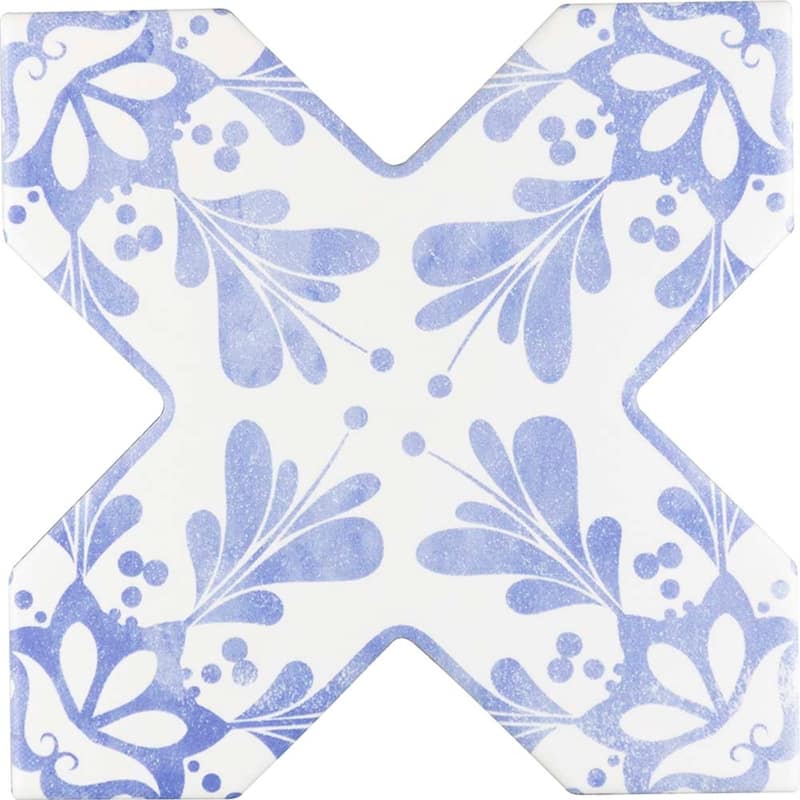 Apollo tile 5" x 5" Siena Matte Cornflower Blue Ceramic Tile (5.37 sq ft/case) - 27 Pack