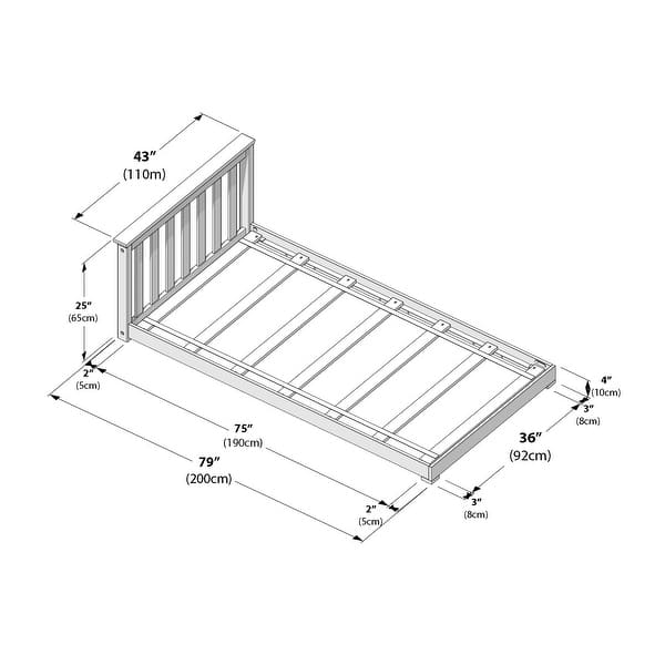 Classic Floor Bed, Twin