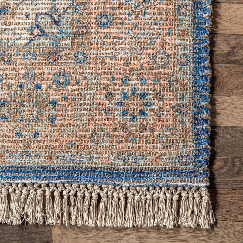 Lennox Persian Medallion Tassel Area Rug