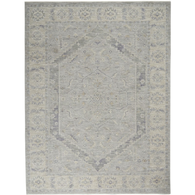 Power Loomed Floral Traditional Durable Area Rug - 124' X '94' X '0.5