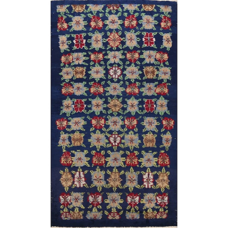 Floral Bakhtiari Persian Traditional Area Rug Hand-knotted Wool Carpet - 3'11" x 6'11"
