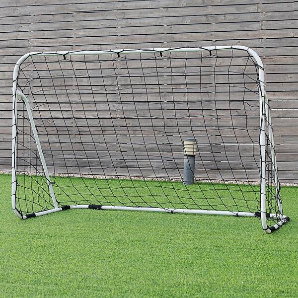 Shop Costway 6 X 4 Steel Football Soccer Goal Net Gate Backyard