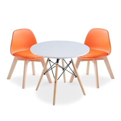 Porthos Home Walli 3-piece Kids Table and Chairs Set, 1 Table, 2 Chairs