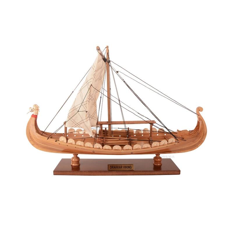 Captivating Drakkar Viking Combo: A Model Ship and Legendary Hat