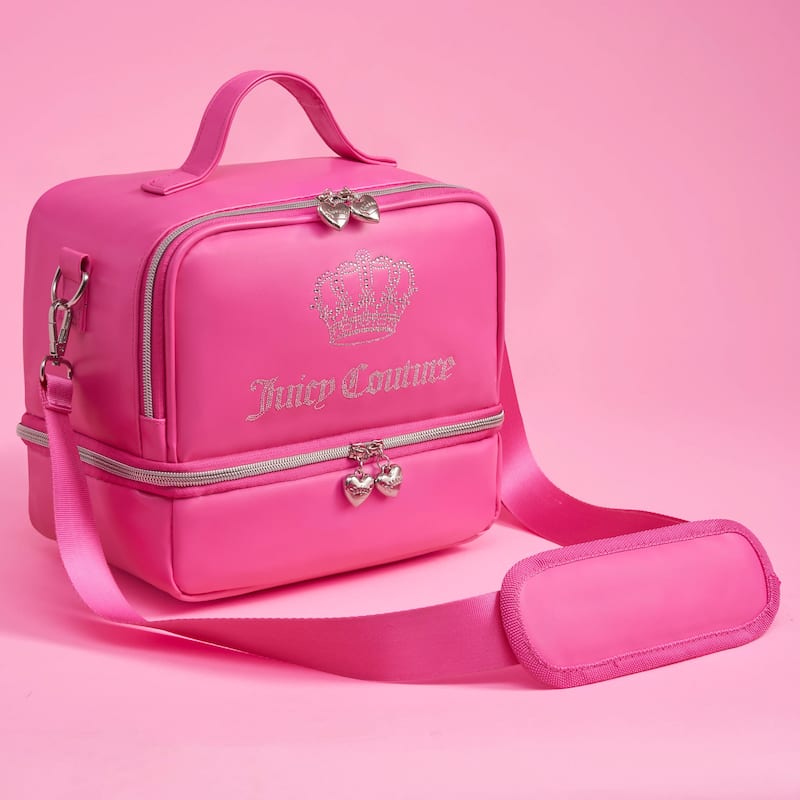 Juicy Couture Signature Chill Cooler Bags - 9.4" x 7" x 6" - Solid - Pink