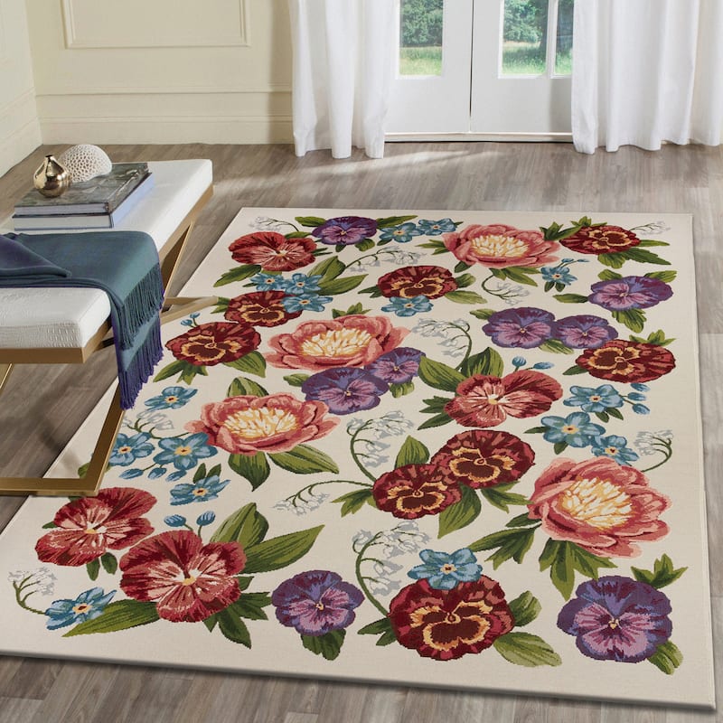 Liora Manne Marina Secret Garden Indoor/Outdoor Area Rug