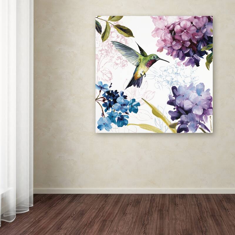Lisa Audit 'Spring Nectar Square II' Canvas Art