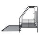 preview thumbnail 58 of 78, Metal House Bed with Trundle and Roof