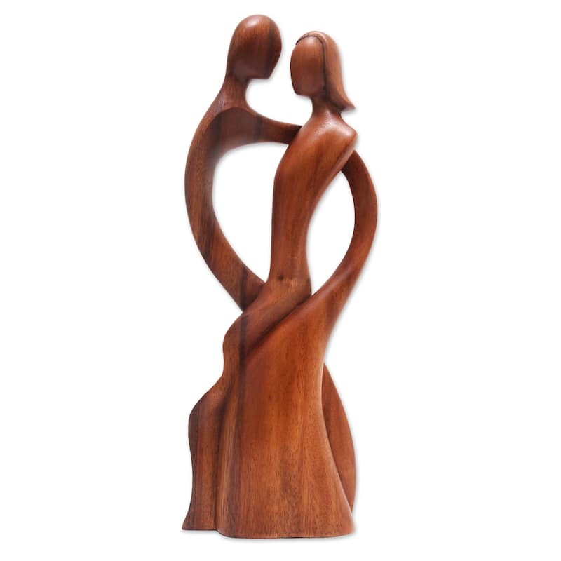 Novica Handmade Shadow Dance Wood Sculpture