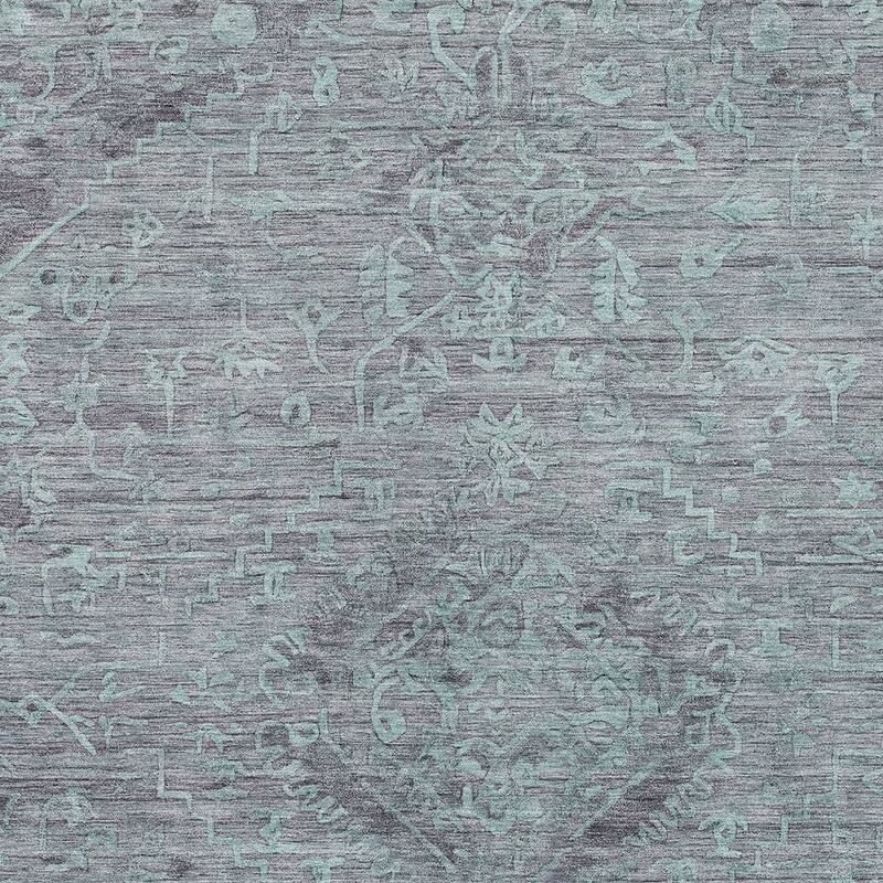 HomeRoots Floral Traditional Rectangle Outdoor Rug
