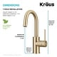 preview thumbnail 37 of 124, Kraus Oletto Single Handle 1-Hole Kitchen Bar Faucet