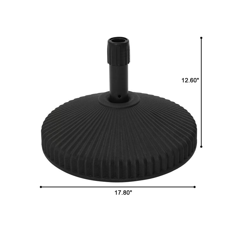 Clihome 10ft Outdoor Patio Cantilever Umbrella with Stand