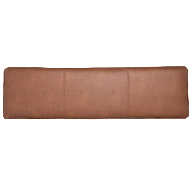 SAFAVIEH Kara 19-inch Cushioned X-Bench - 50" W x 13.5" L x 19" H - 50" W x 13.5" L x 19" H