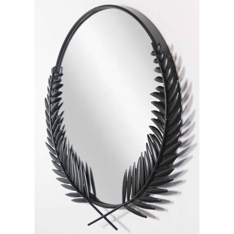 Empress 22 inch Decorative Traditional Round Wall Mirror - Brushed Gold - 22 x 2 x 22