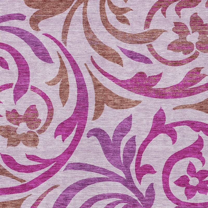 HomeRoots Floral Transitional Rectangle Outdoor Rug