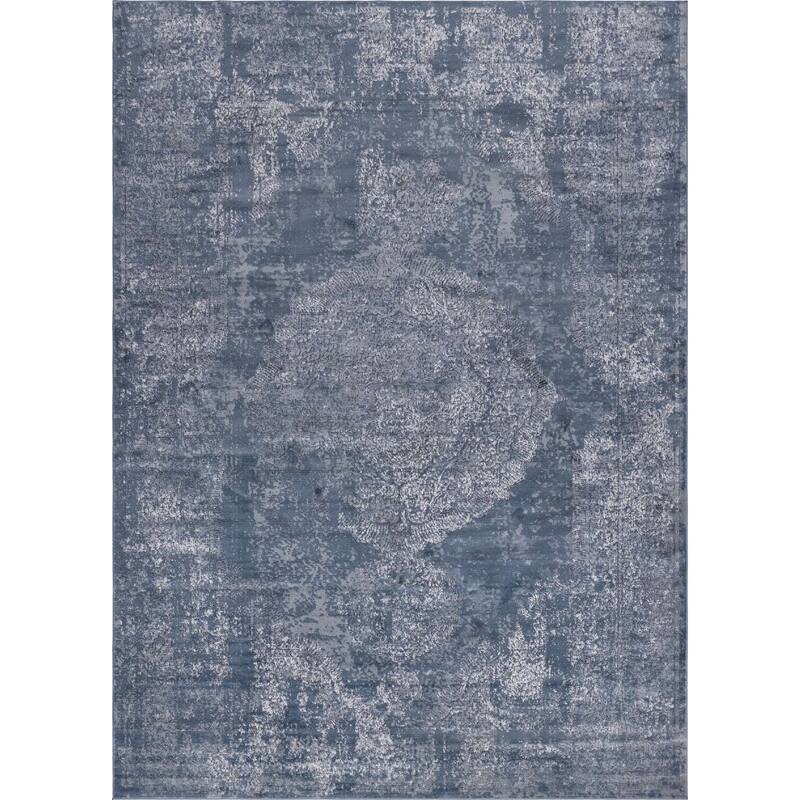 Transitional Wedo Collection Area Rug - 10'x14' - Blue