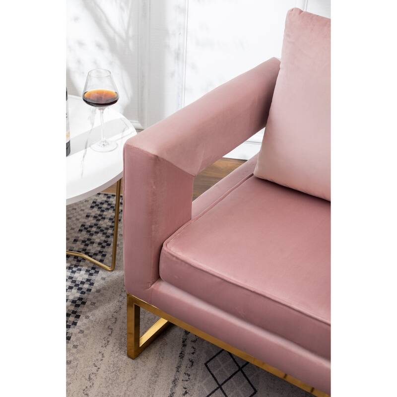 Contemporary Upholstered Accent Arm Chair