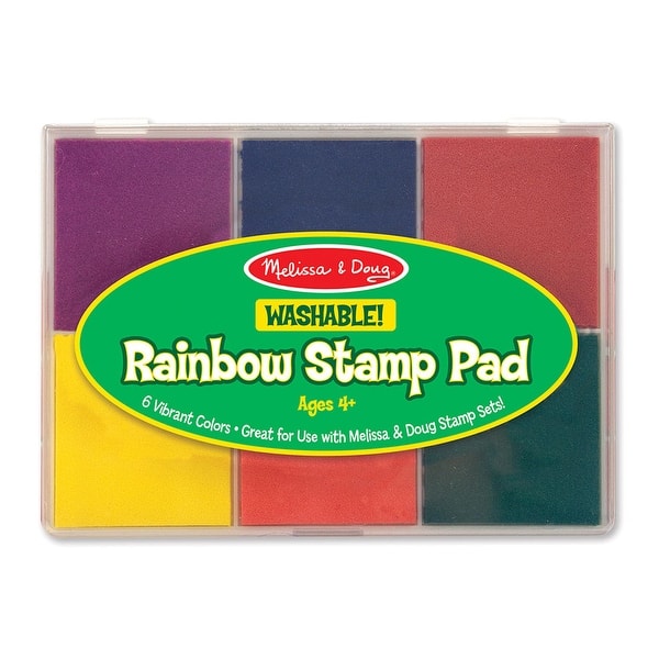 slide 2 of 2, Melissa & Doug Rainbow Stamp Pad - Multi Multi - Kids
