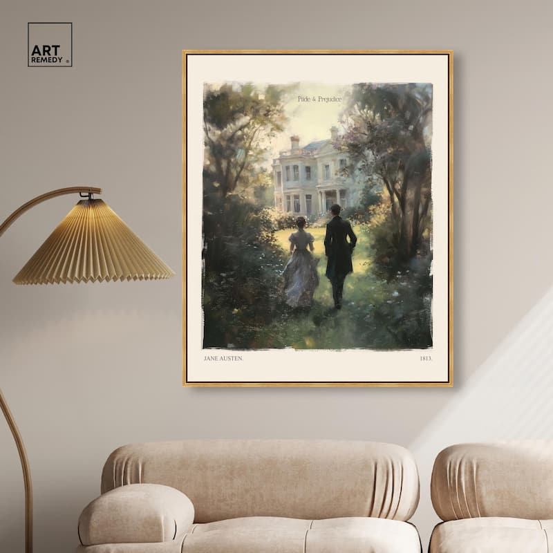 Pride and Prejudice Scene Canvas by Art Remedy