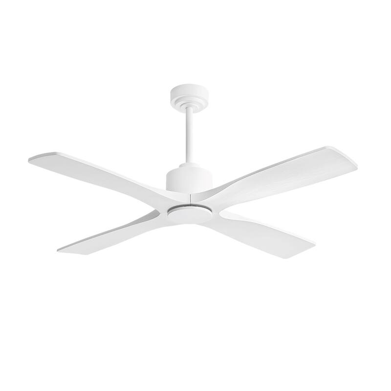 MLiAN 48" DC Motor Indoor Ceiling Fan, 4 Solid Wood Blades...