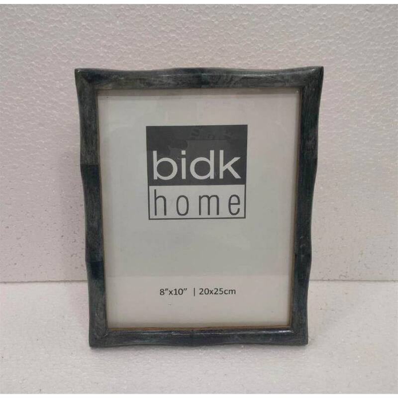 Bamboo Tile Picture Frame - for 8" x 10" Photo - Gray - 8-inchx10-inch