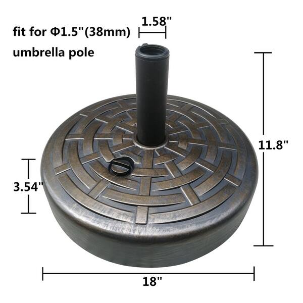 22kgs Plastic umbrella base with filling water Bed Bath & Beyond