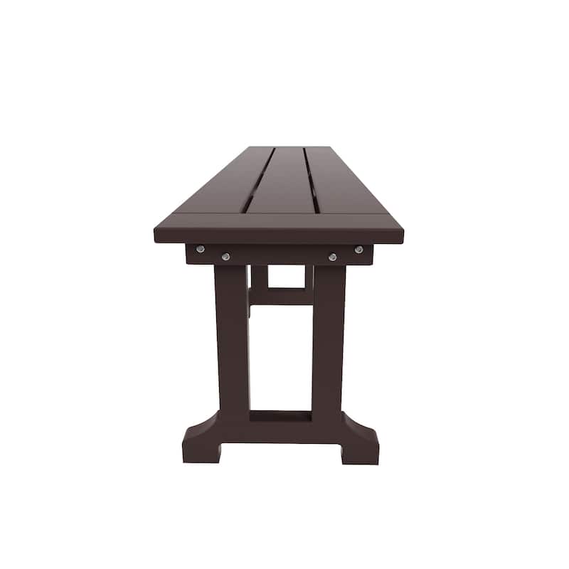 Laguna Hdpe All Weather Outdoor Patio 65" Bench