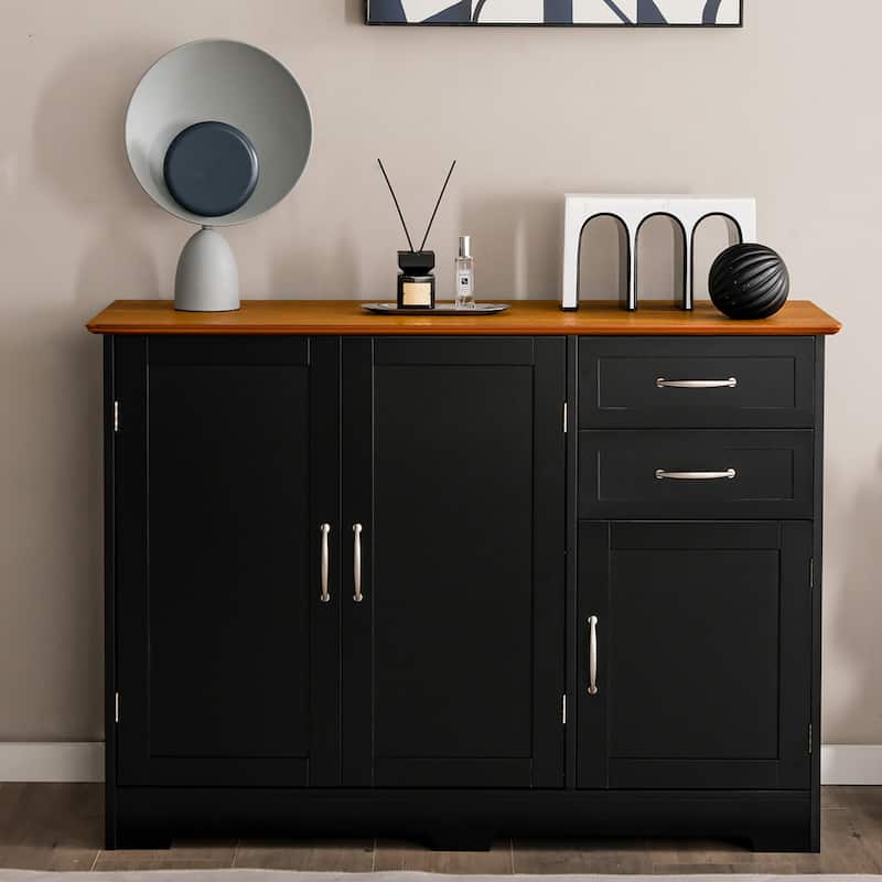 Costway Buffet Sideboard Kitchen Cupboard Storage Cabinet with 2 - See Details