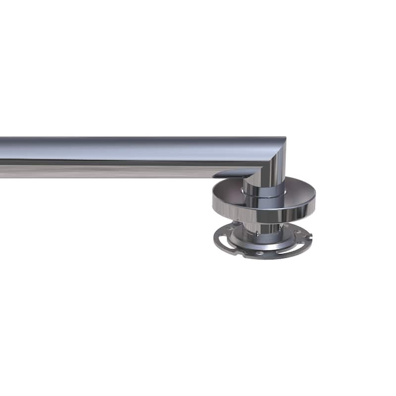 Keeney GB2024-24PC Architectural Grab Bar 1.25 Dia x 24 in., Polished Chrome