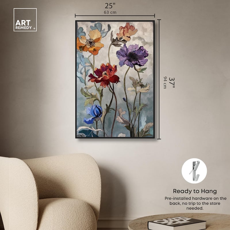 Hued Blossom I Canvas by Art Remedy
