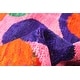 preview thumbnail 3 of 7, ECARPETGALLERY Hand-knotted Opulence Dark Pink Silk Rug - 4'9 x 6'9