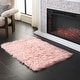 preview thumbnail 20 of 97, SAFAVIEH Faux Sheep Skin Alexandria 2.4-inch Thick Rug 2' x 3' - Pink - Rectangle