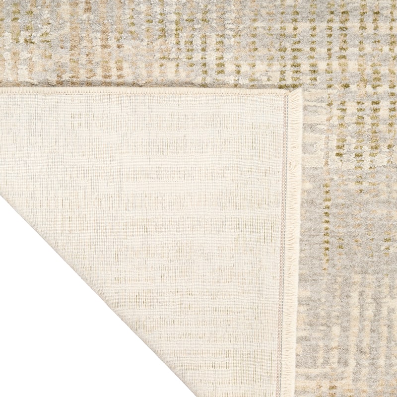 Calvin Klein CK089 Drift Indoor only Grey Abstract Area Rug