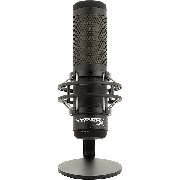 HyperX QuadCast S Standalone USB Condenser Microphone, Black/Grey