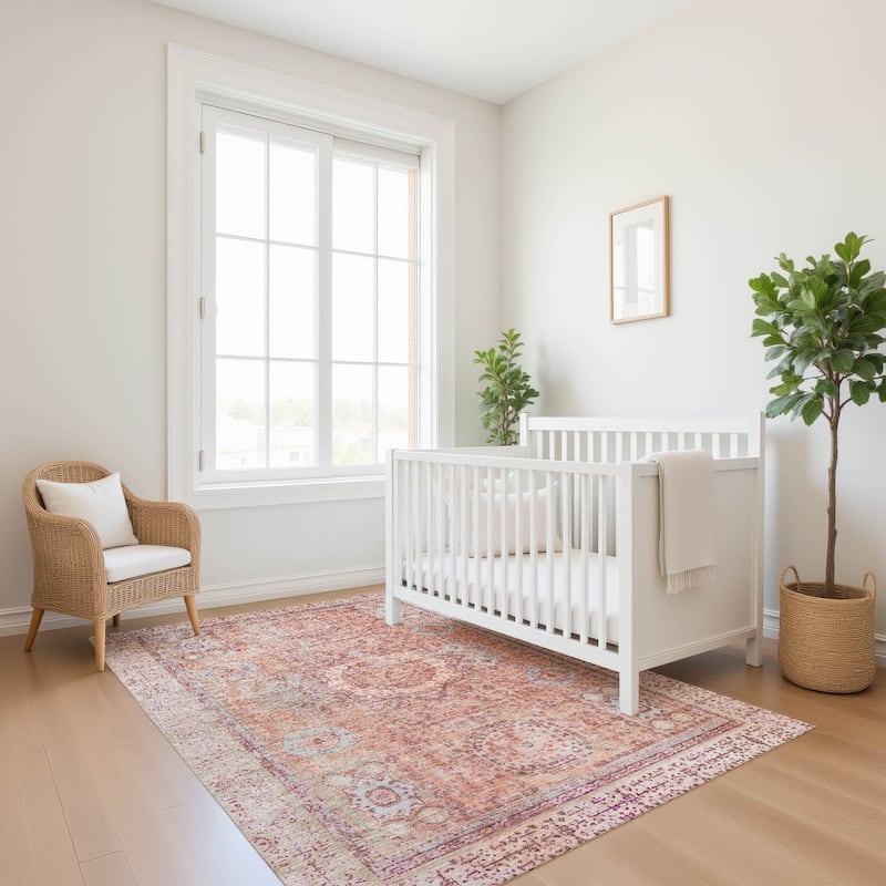 Premium Washable Super Soft Vintage Traditional Mayfield Rug
