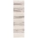 preview thumbnail 5 of 11, Martha Stewart by SAFAVIEH Radostina Rustic Stripe Wool Rug 2'3" x 8' Runner - Natural/Brown - Runner