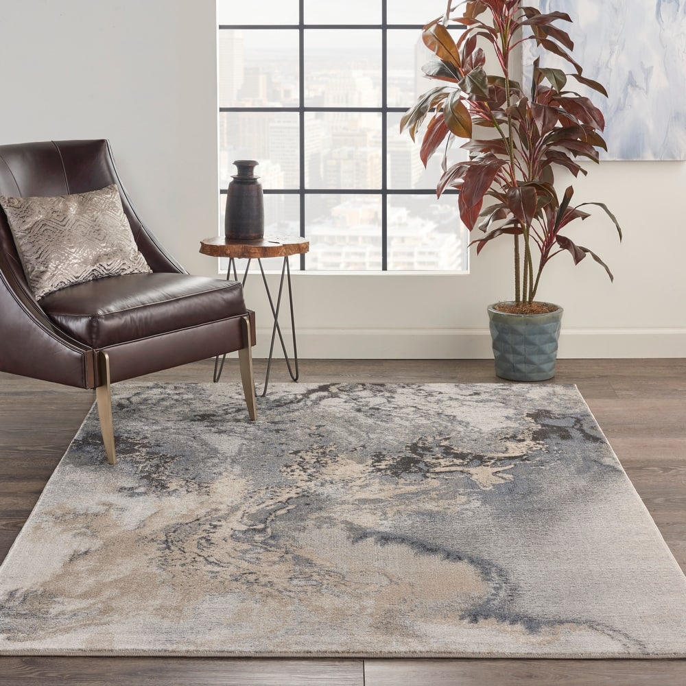 Nourison Maxell Modern Glam Abstract Area Rug