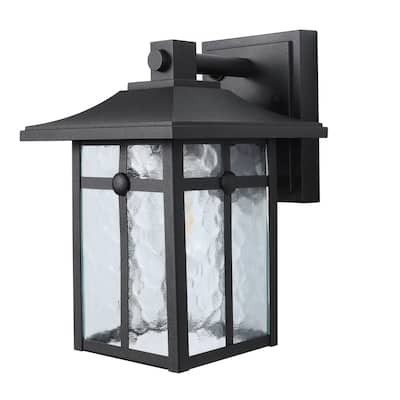 Outdoor Frosted Glass Wall Lantern Dusk to Dawn(Pack 1 or 2)