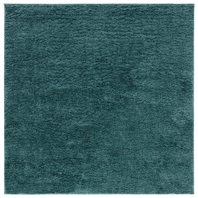 SAFAVIEH August Shag Solid 1.2-inch Thick Area Rug - 6'7" x 6'7" Square - Green