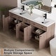 preview thumbnail 65 of 112, 36"/48"/60"/72" Bathroom Vanity Set with Sink & Faucet